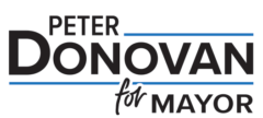 Peter Donovan for Mayor logo