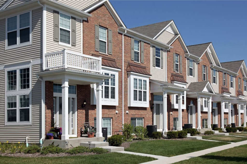 Photo of townhomes